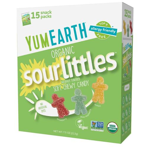 Yumearth Organic Sour Littles 15Ct, 7.5 Oz